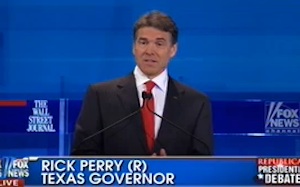Rick Perry presidential debate
