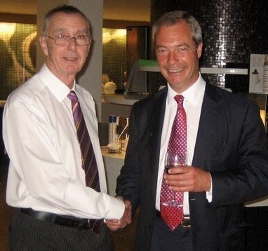 Rod Butler and Nigel Farage
