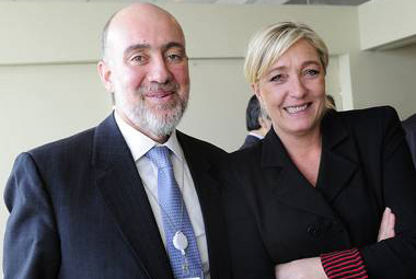 Ron Prosor and Marie Le Pen