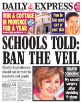 Schools Told Ban the Veil