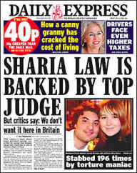 Sharia law is backed by top judge
