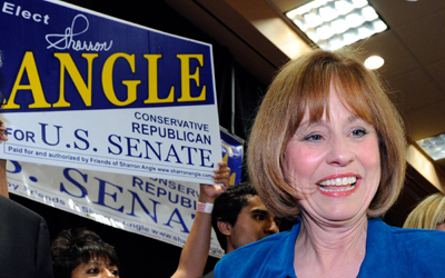 Tea Party Express Candidate Sharron Angle Wins GOP Senate Primary In Nevada