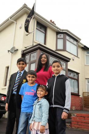 Shazia Ramzan and family