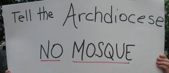 Staten Island anti-mosque placard