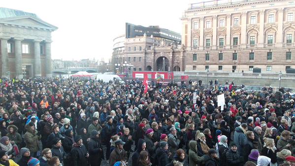 Stockholm demonstration January 2015