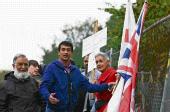 Stoke mosque protest