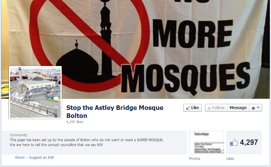 Stop the Astley Bridge Mosque Bolton