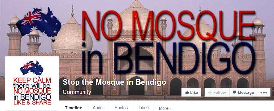 Stop the Mosque in Bendigo