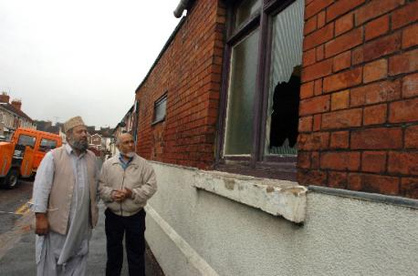 Swindon mosque vandalism