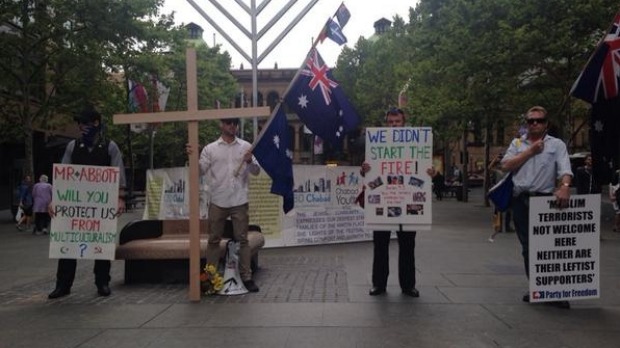 Sydney Party for Freedom anti-Muslim protest