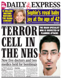 Terror cell in the NHS