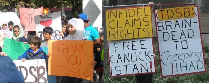 Toronto District School Board demonstrations September 2011