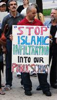 Toronto Stop Islamic Infiltration placard