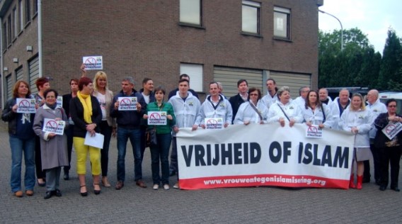Vlaams Belang Temse anti-mosque protest
