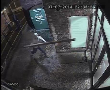 Warrington mosque attack CCTV