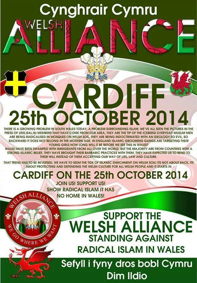 Welsh Alliance Cardiff protest