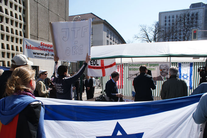 Wilders Berlin demo