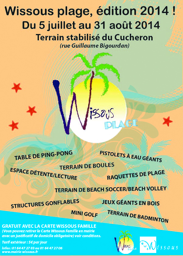 Affiche wissous plage